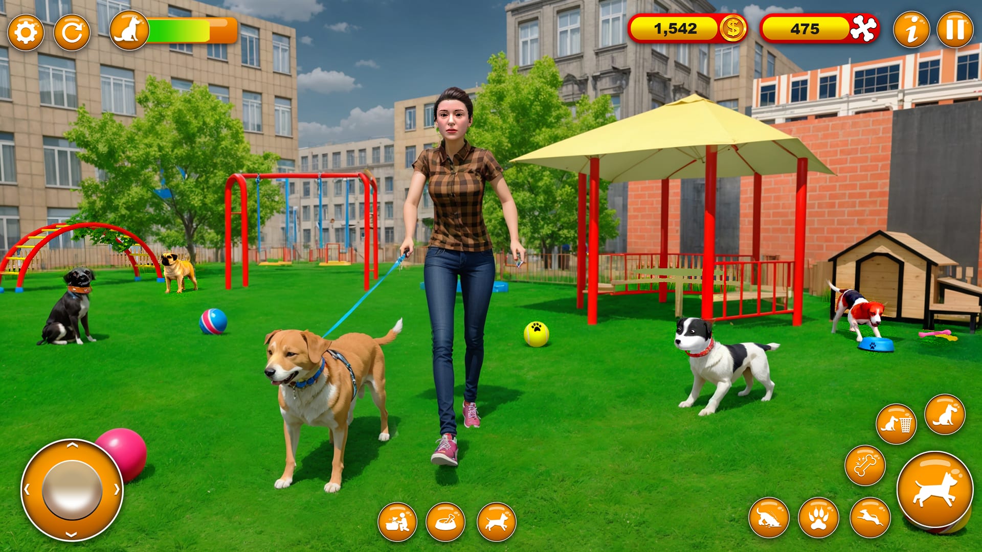 Screenshot 1 - gameplay of Dog Simulator Pet Care Games